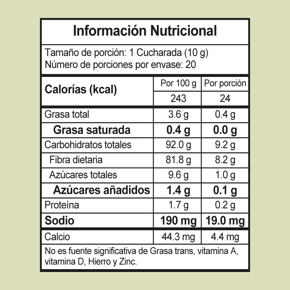 Fibra Prebiótica con Probióticos 200g