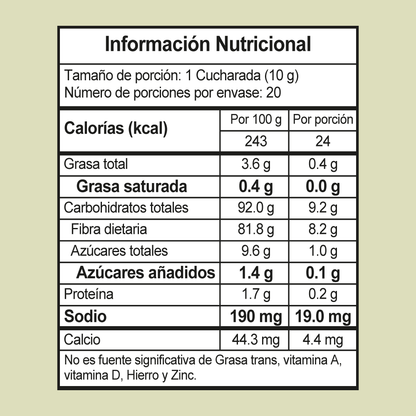 Fibra Prebiótica con Probióticos 200g