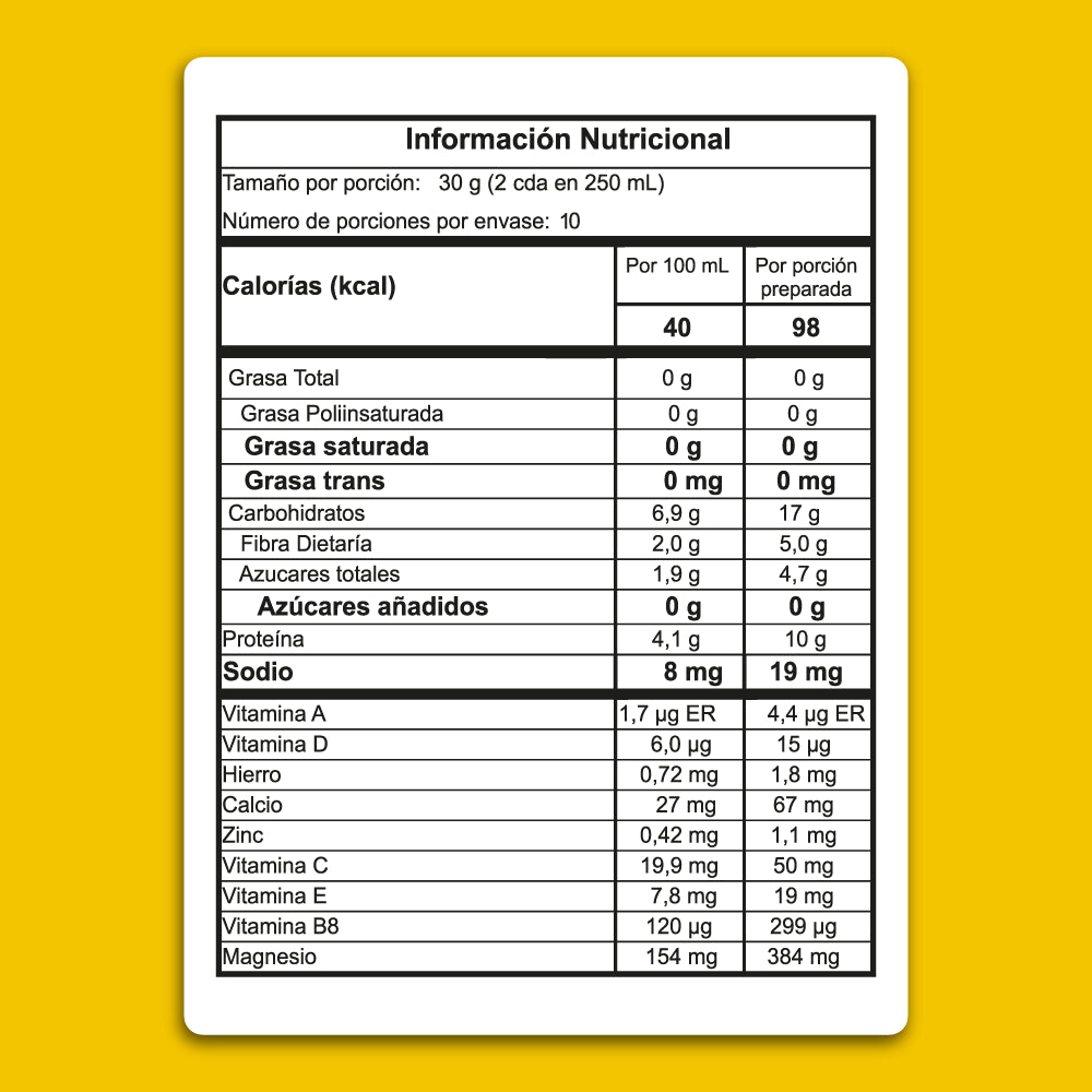 B31: Colágeno Hidrolizado con Citrato de Magnesio x 300g