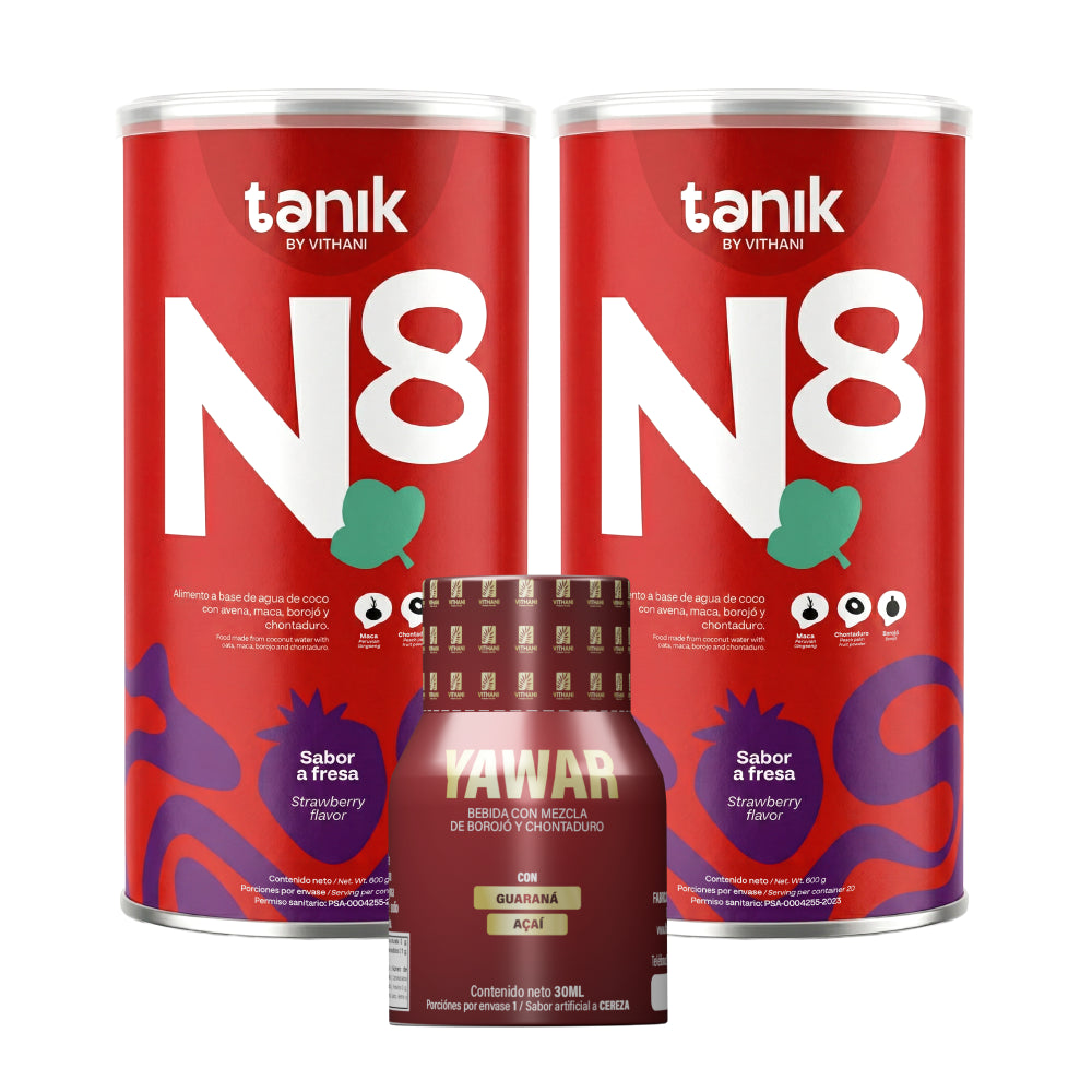 KITx2 N8 ALIMENTO FUNCIONAL (600g c/u) + YAWAR