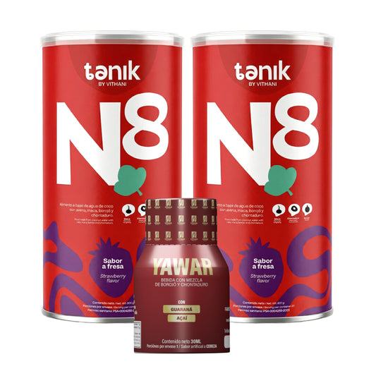 KITx2 N8 ALIMENTO FUNCIONAL (600g c/u) + YAWAR