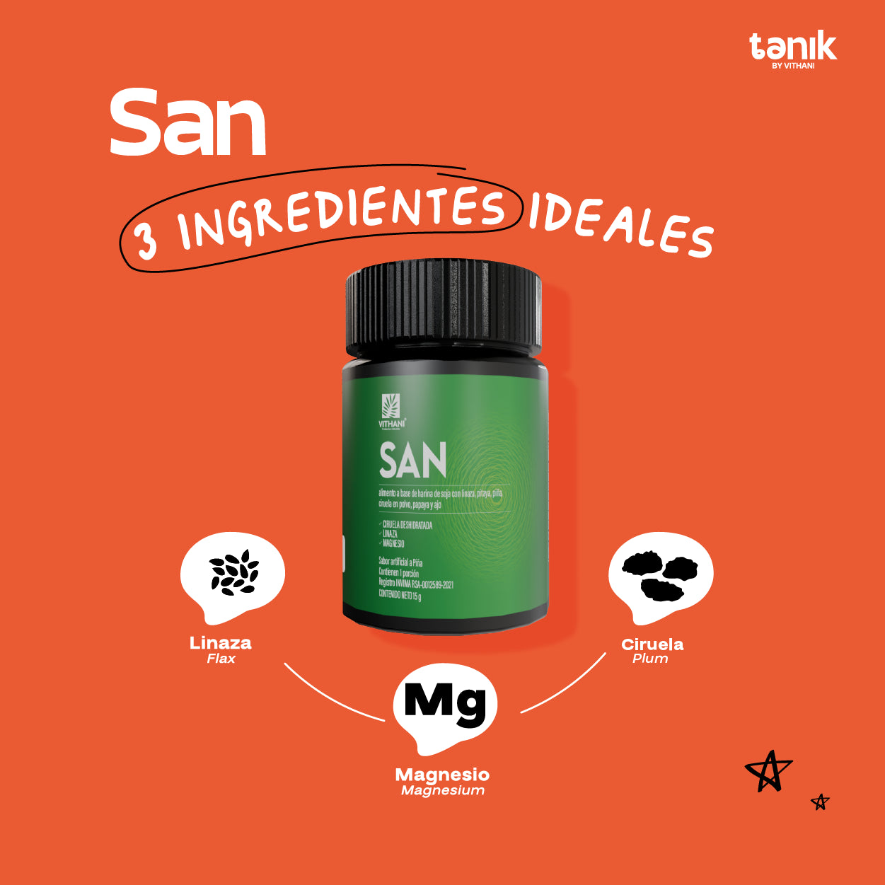 SAN - Purgante Con Ciruela, Linaza y Magnesio